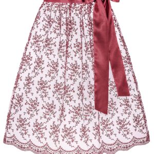 Dirndlschürze ELISA (65 cm) ~ rot ~ XL
