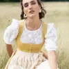 Dirndlbluse KARLSTEIN ~ 46 ~ creme
