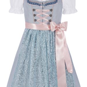 Kinderdirndl Lissy ~ 104 ~ hellblau