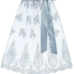 Dirndlschürze ELISA (65 cm) ~ grau ~ S