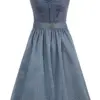 Dirndl ALTENFELDEN (75 cm) ~ dunkelblau ~ 34