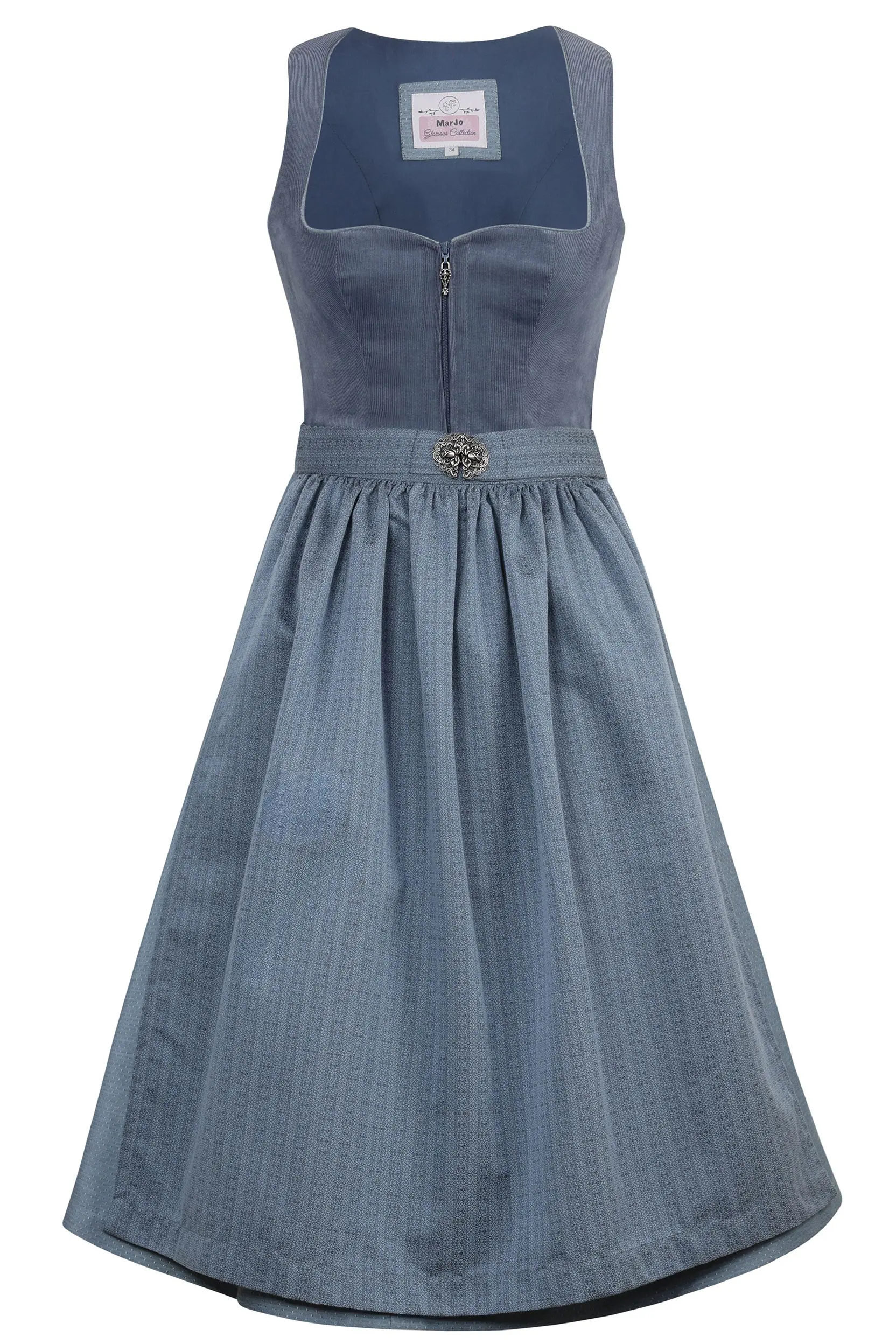 Dirndl ALTENFELDEN (75 cm) ~ 34 ~ dunkelblau