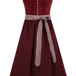 Dirndl LEOPOLDSDORF (70 cm) ~ 32 ~ rot