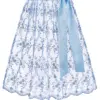 Dirndlschürze SARAH (60 cm) ~ hellblau ~ L