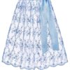 Dirndlschürze SARAH (60 cm) ~ hellblau ~ L
