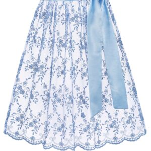 Dirndlschürze SARAH (60 cm) ~ hellblau ~ S