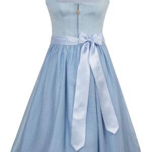Dirndl NEUTAL (65 cm) ~ 36 ~ hellblau