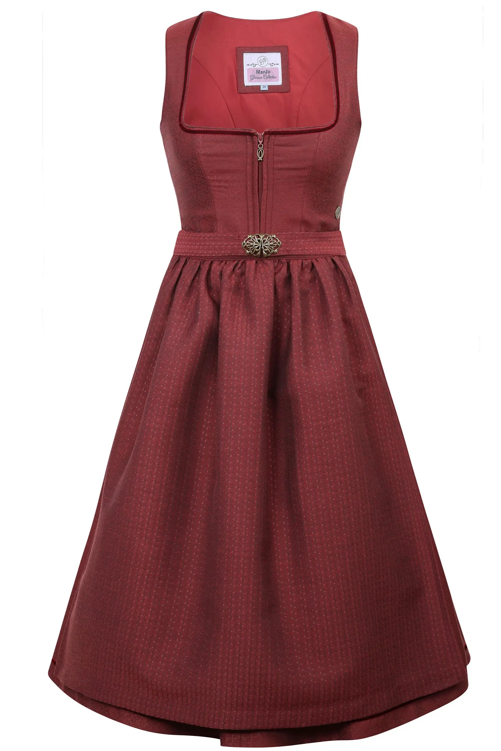 Dirndl PUCHBERG (75 cm) ~ 34 ~ rot