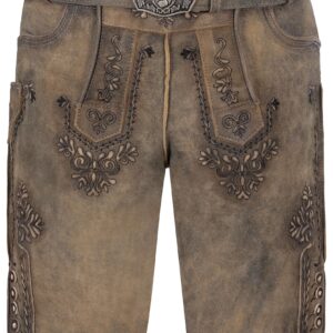 Lederhose DARIUS ~ 44 ~ graubraun antik
