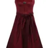 Dirndl INZERSDORF (70 cm) ~ 34 ~ dunkelrot