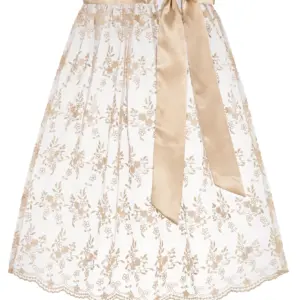 Dirndlschürze ELISA (65 cm) ~ L ~ gold