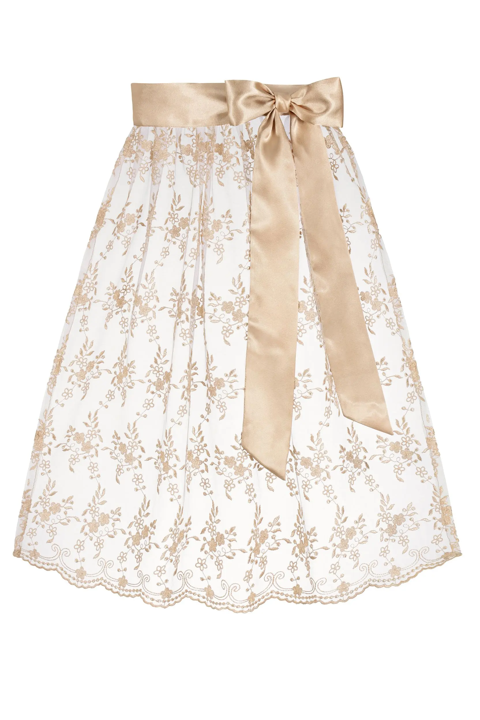 Dirndlschürze ELISA (65 cm) ~ L ~ gold