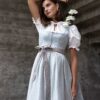 Dirndl CALYSSIA (75 cm) ~ grau ~ 34