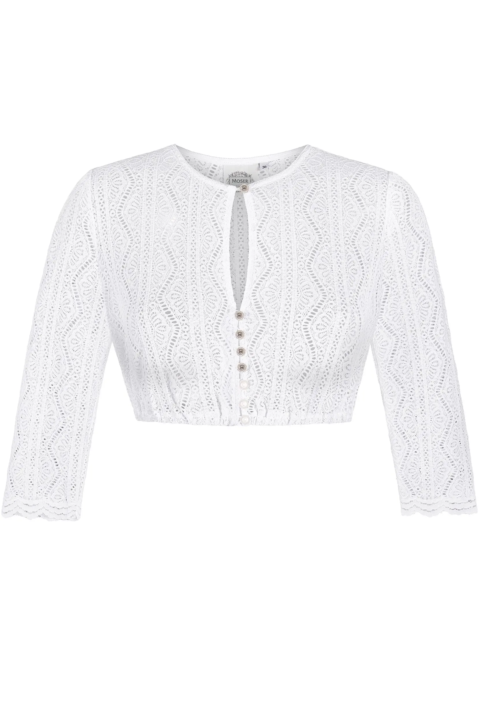 Dirndlbluse SIMONA ~ weiß ~ 30