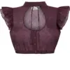 Dirndlbluse DIANA ~ 44 ~ aubergine