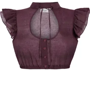 Dirndlbluse DIANA ~ 44 ~ aubergine