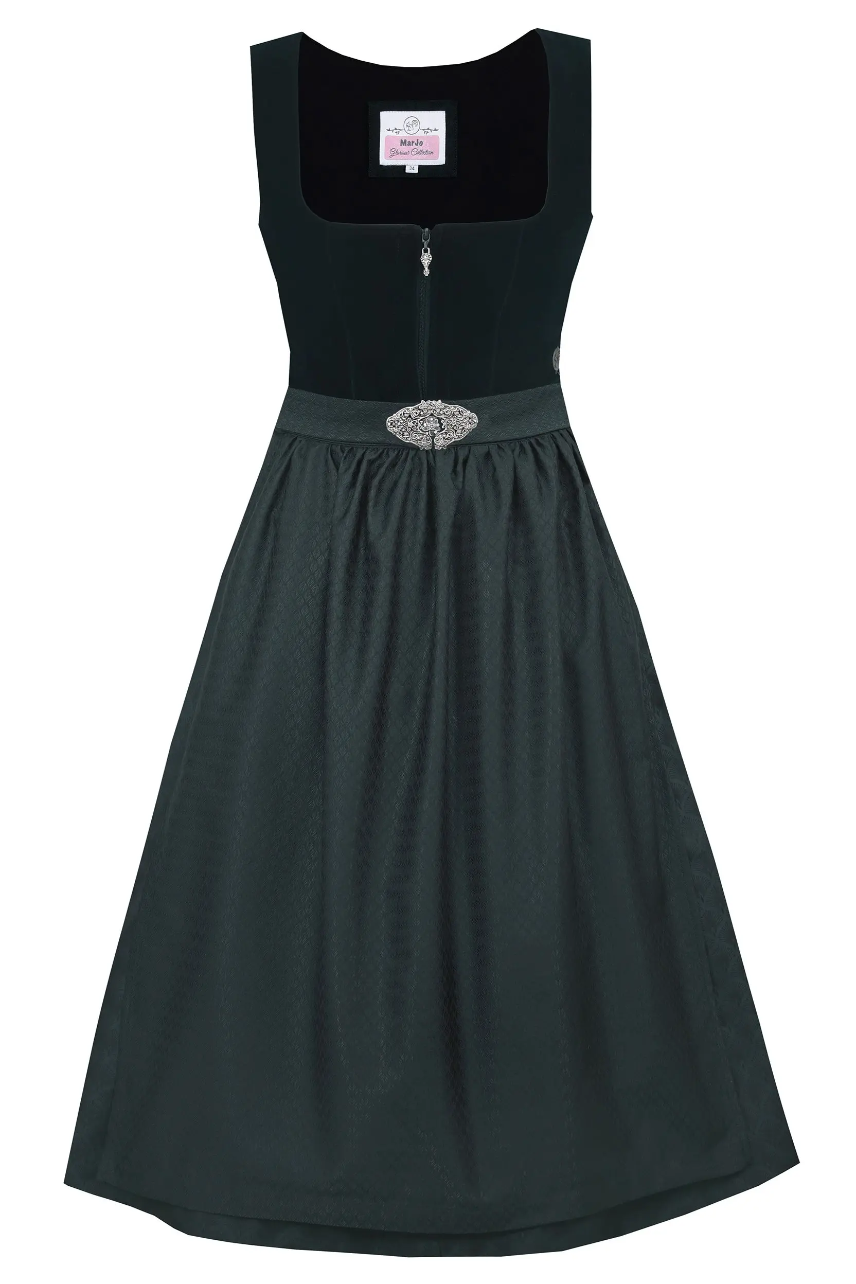 Dirndl GRAFLING (65 cm) ~ 32 ~ dunkelgrün