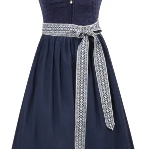 Dirndl LANDL (70 cm) ~ 34 ~ dunkelblau