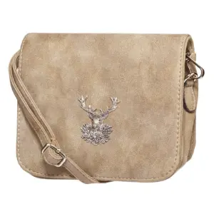 Trachtentasche Hirsch taupe 008412