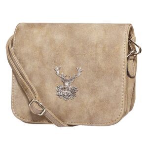 Trachtentasche Hirsch taupe 008412