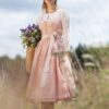 Dirndl LANDL (70 cm) ~ 38 ~ rosa