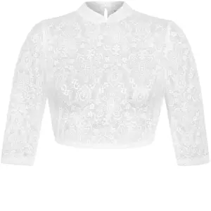 Dirndlbluse PIA ~ weiß ~ 38