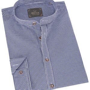 Trachtenhemd HANS ~ XL ~ blau