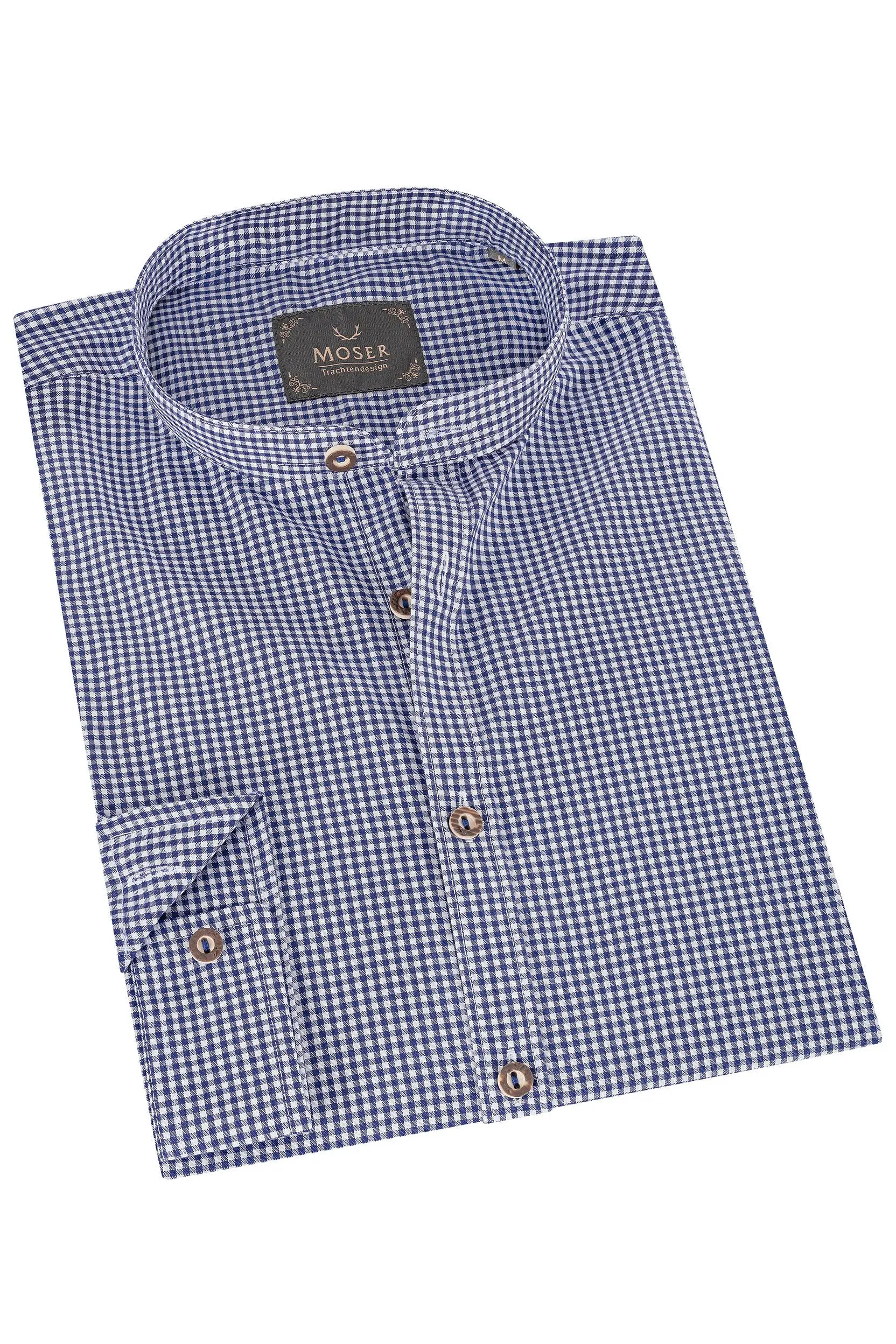 Trachtenhemd HANS ~ S ~ blau