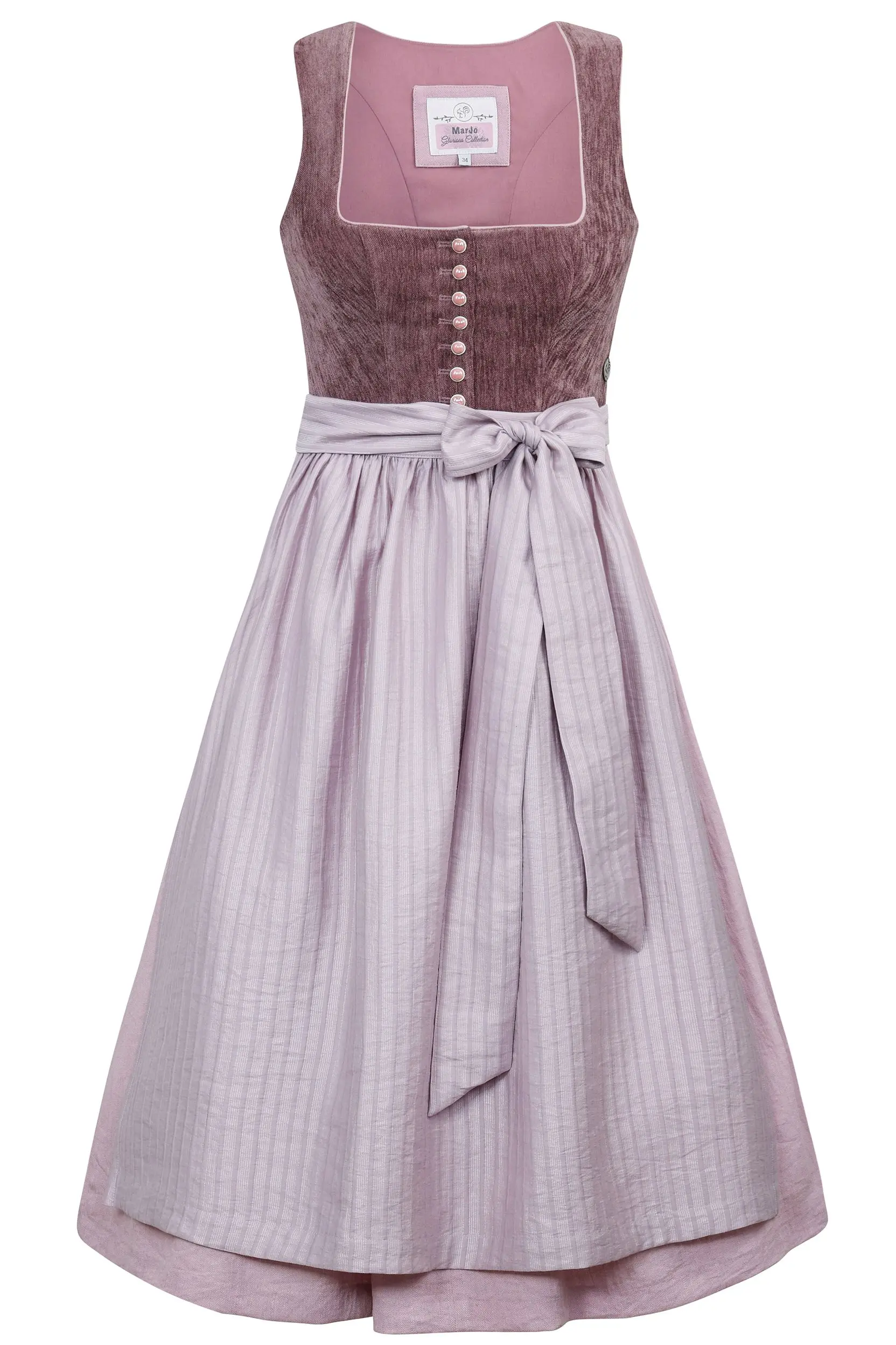 Dirndl SARLEINSBACH (75 cm) ~ 36 ~ aubergine