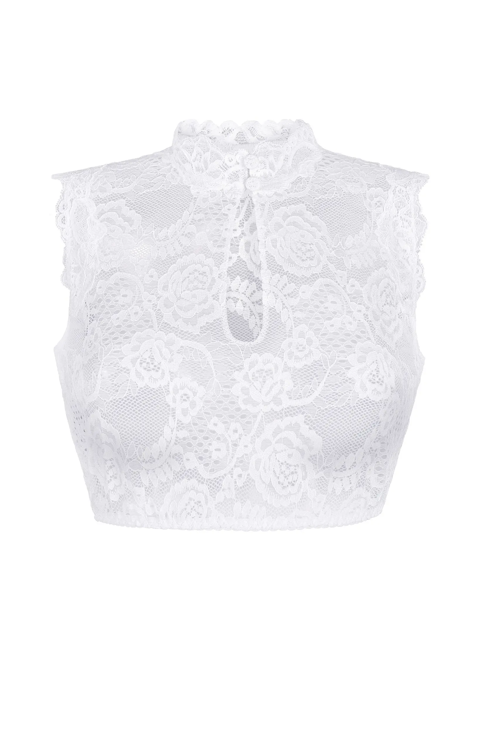 Dirndlbluse EMILIA ~ weiß ~ 30