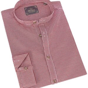 Trachtenhemd HANS ~ rot ~ XXL