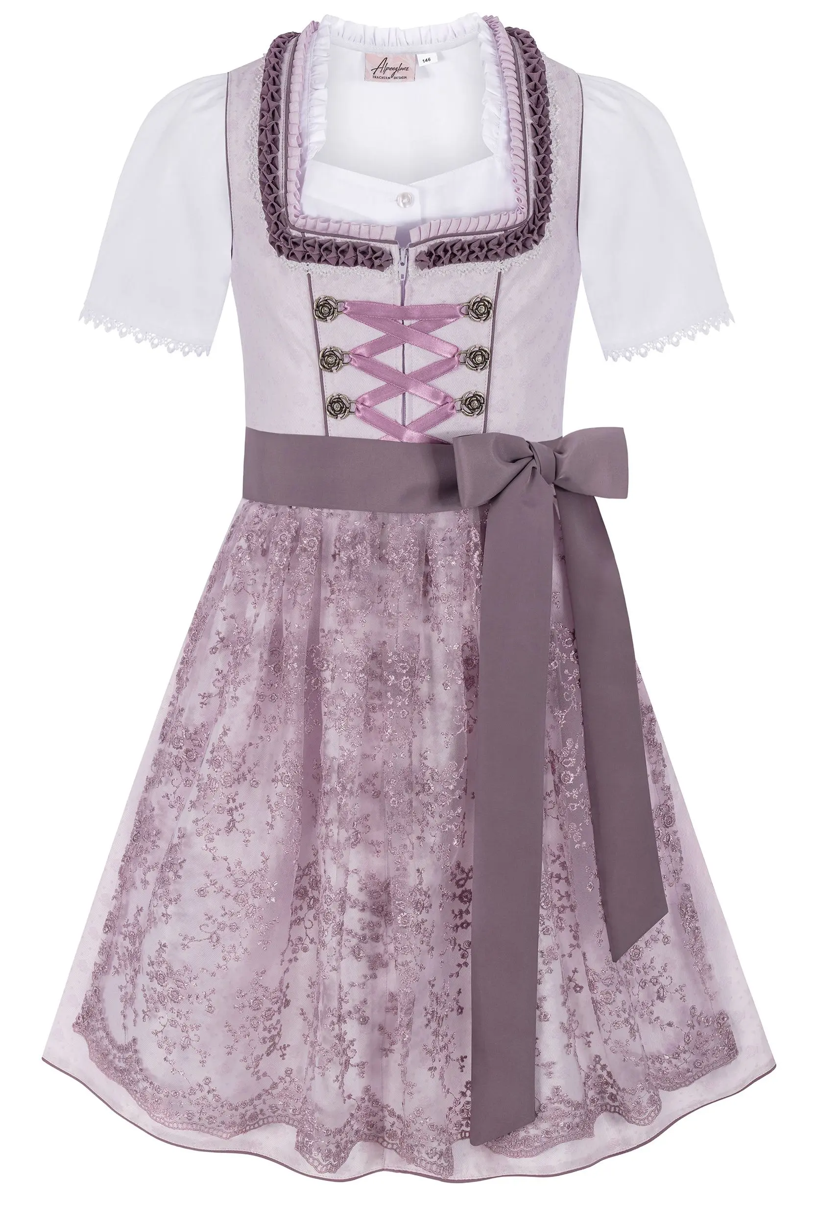 Kinderdirndl PIA ~ 116 ~ flieder