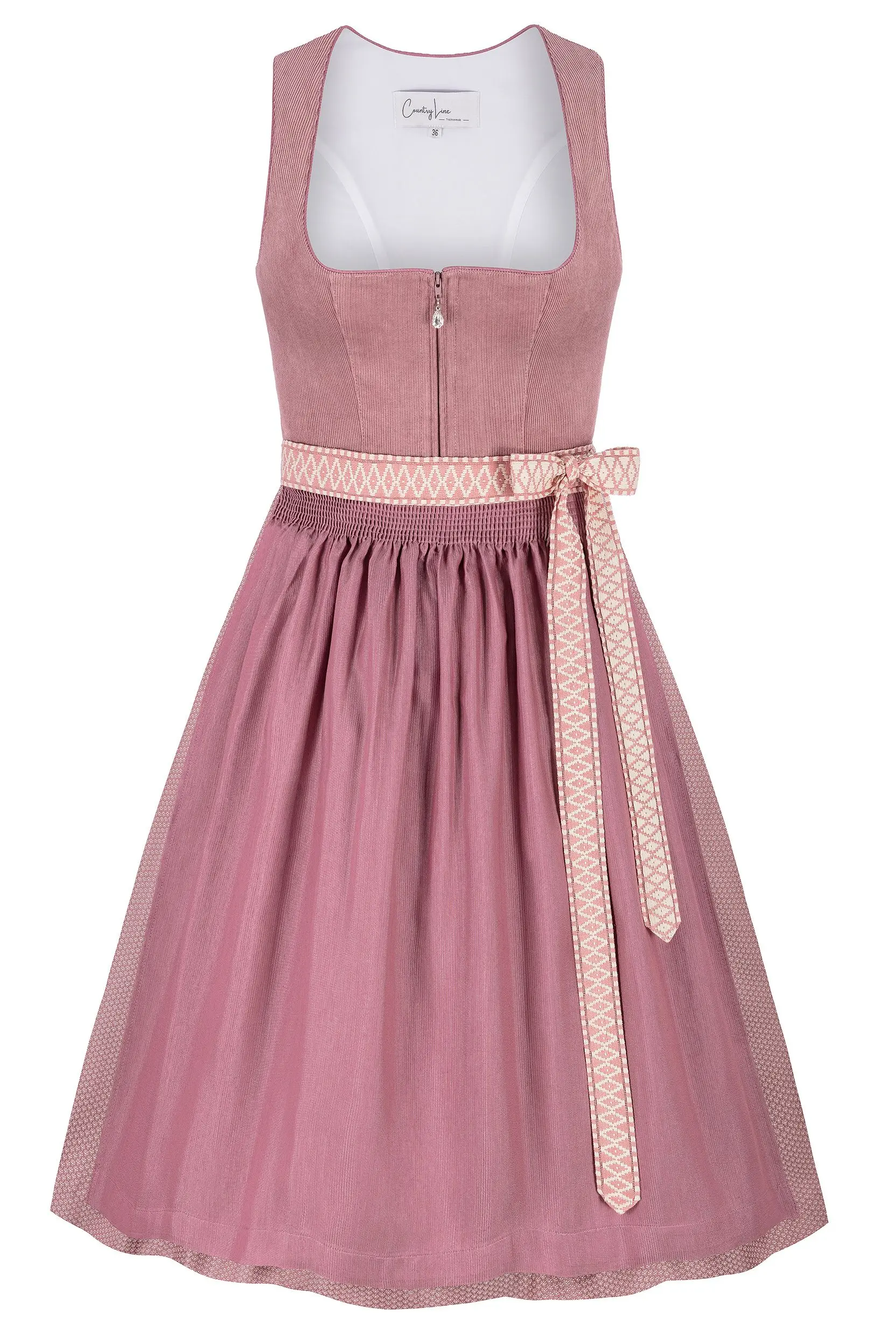 Dirndl AABACHSEE (70 cm) ~ 34 ~ altrosa