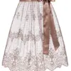 Dirndlschürze ELISA (65 cm) ~ S ~ hellbraun