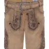 Kinder Lederhose MIKE ~ 104 ~ hellbraun