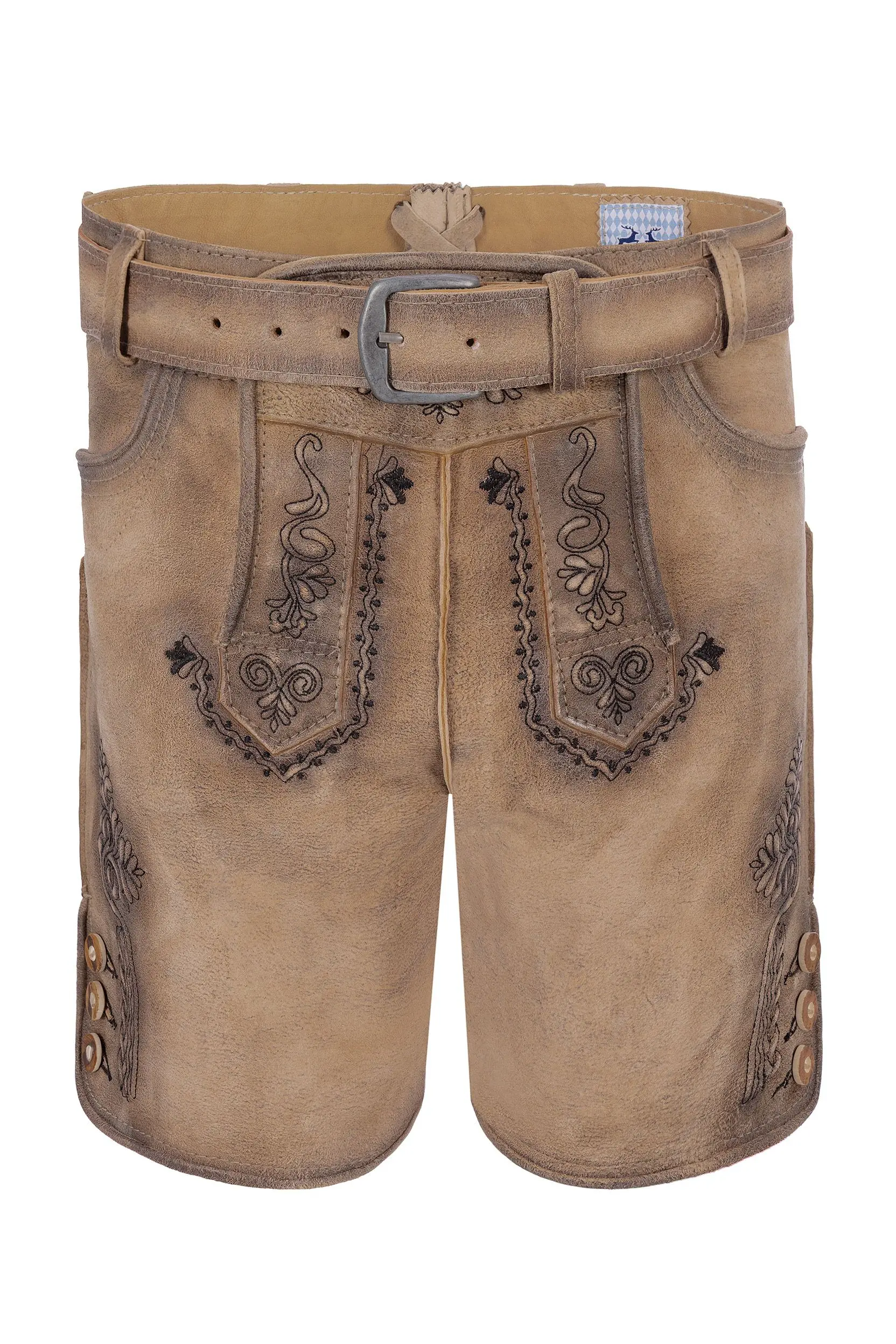 Kinder Lederhose MIKE ~ 104 ~ hellbraun