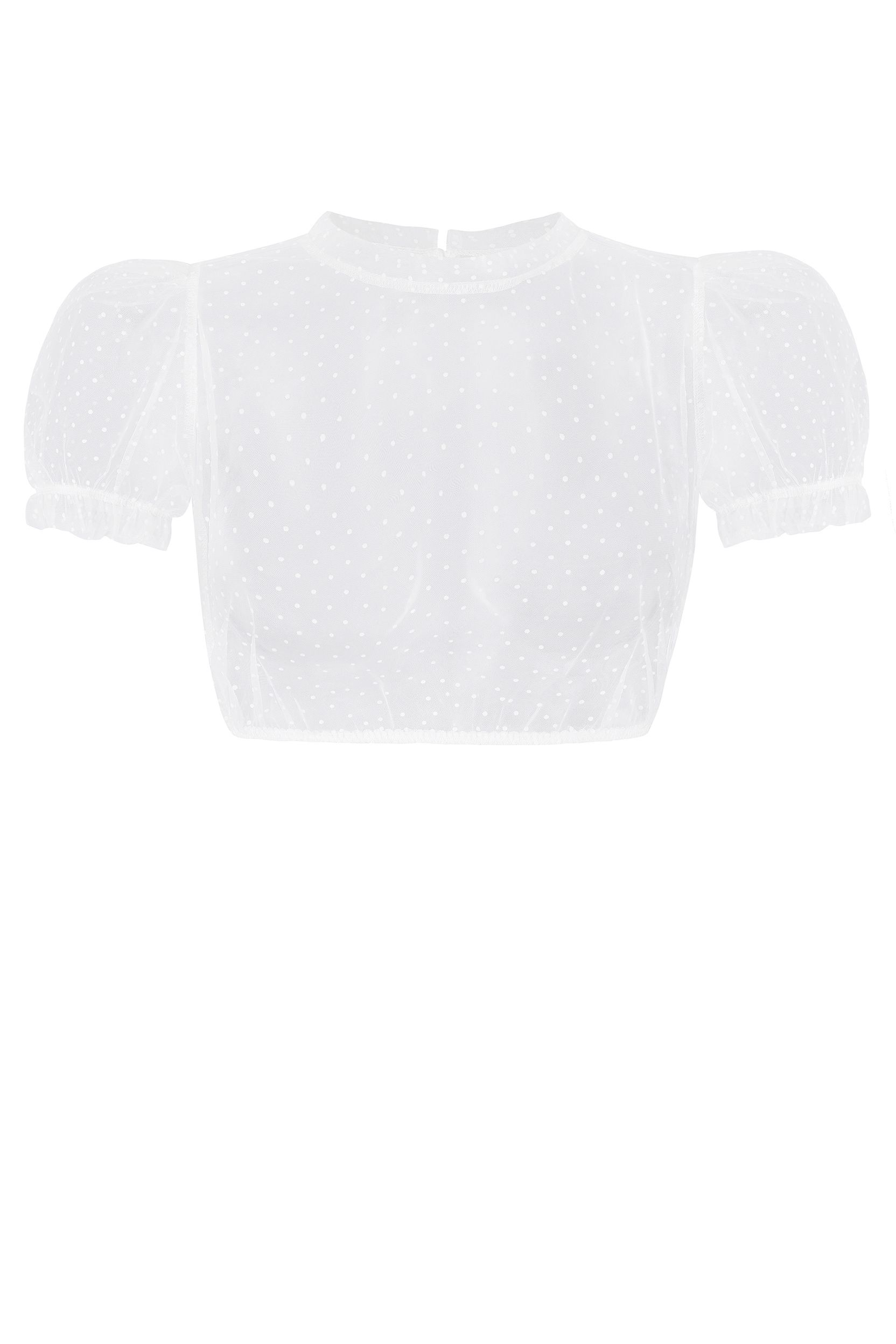 Dirndlbluse EMILY ~ 30 ~ weiß