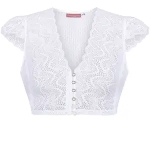 Dirndlbluse MIRIAM ~ weiß ~ 30