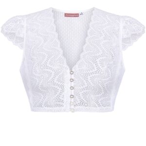 Dirndlbluse MIRIAM ~ weiß ~ 30