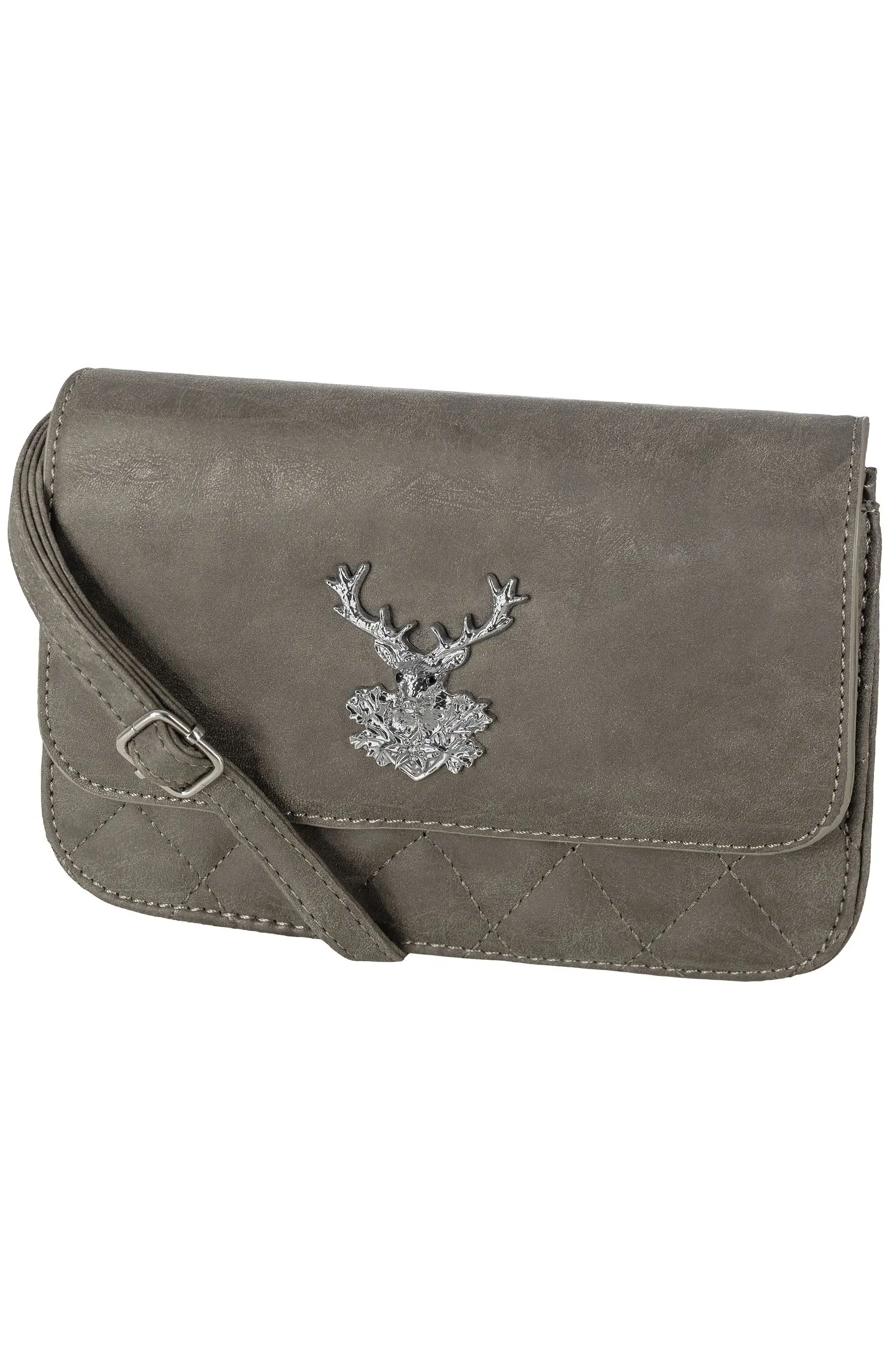 Trachtentasche Hirsch mit Steppung ~ taupe
