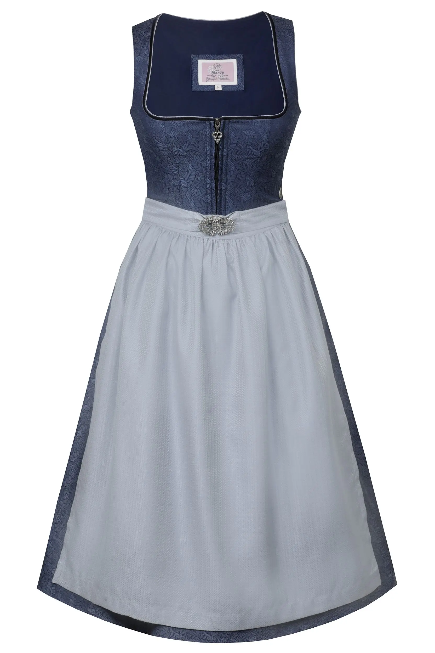 Dirndl EDLING (70 cm) ~ 34 ~ blau