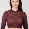 Dirndlbluse Celine (bordeaux