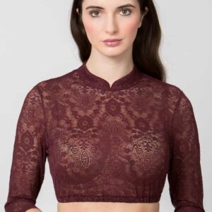 Dirndlbluse Celine (bordeaux