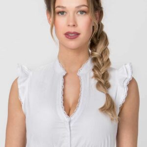 Dirndlbluse Fleur (weiss