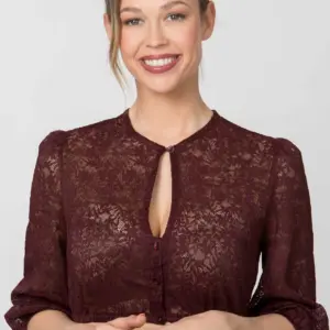 Dirndlbluse Rachel (bordeaux