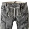 Trachtenlederhose Antonia (granit gespeckt