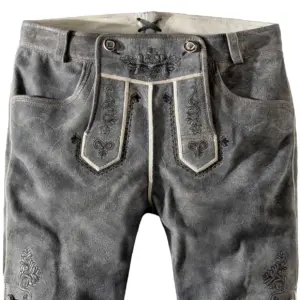 Trachtenlederhose Antonia (granit gespeckt