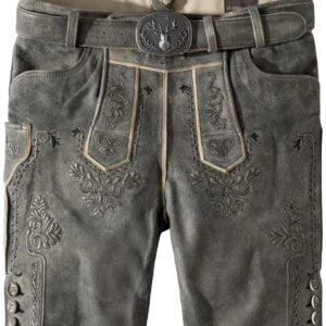 Trachtenlederhose Artur (granit gespeckt
