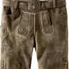 Trachtenlederhose Bertl (eiche gespeckt