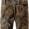 Trachtenlederhose Lewis (wood gespeckt